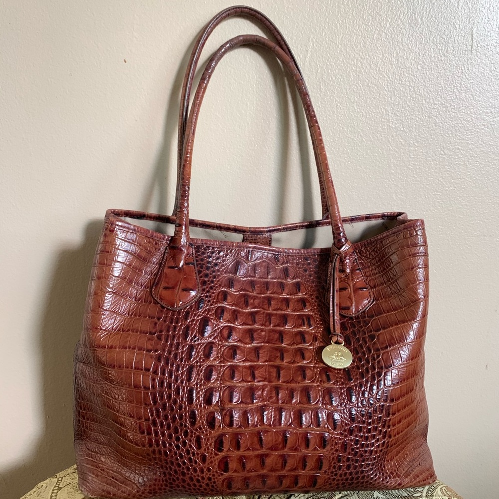 Brahmin Anytime tote in Pecan